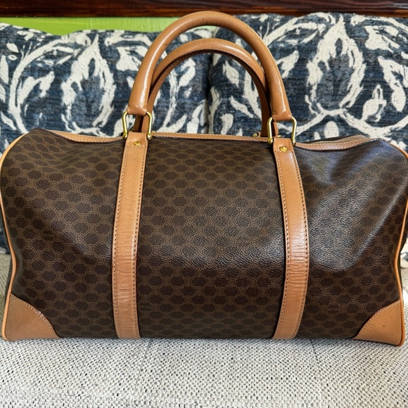 Authentic Vintage Celine Macadam Boston Bag - Picture 3 of 17